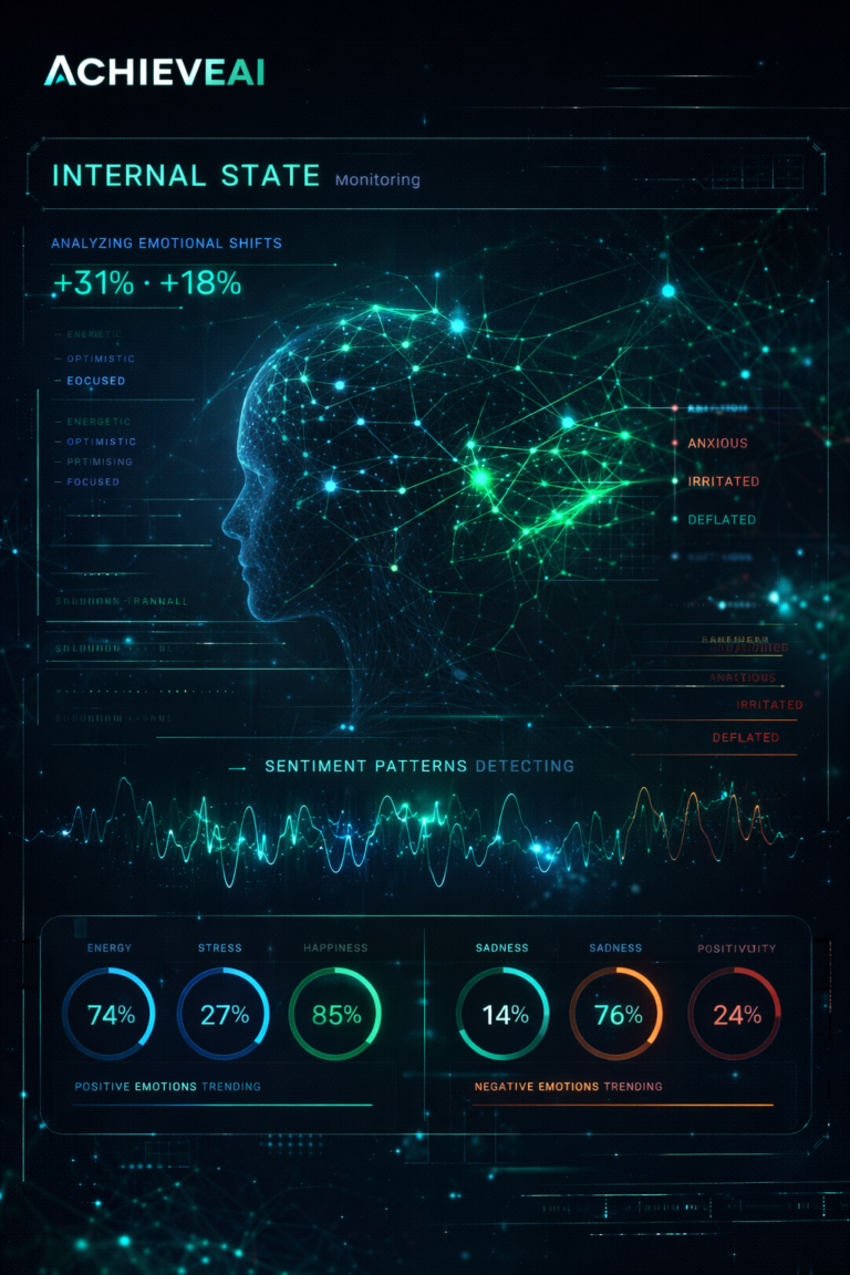 Sentiment Drift: Tracking Monitoring Shifts In Internal State Via Text-Based Interaction History