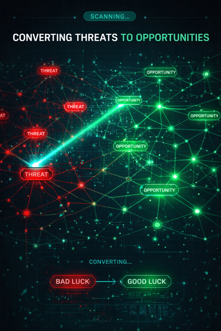 Converting Threats Into Opportunities: The Science of Automated Reframing
