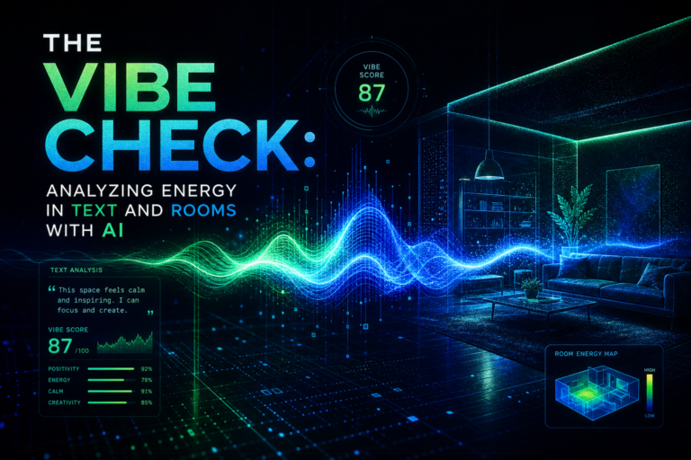 The Vibe Check: Analyzing Energy In Text And Rooms With AI