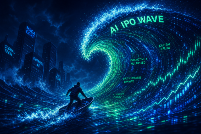 The AI IPO Wave: Why Solo Founders Are the Real Winners